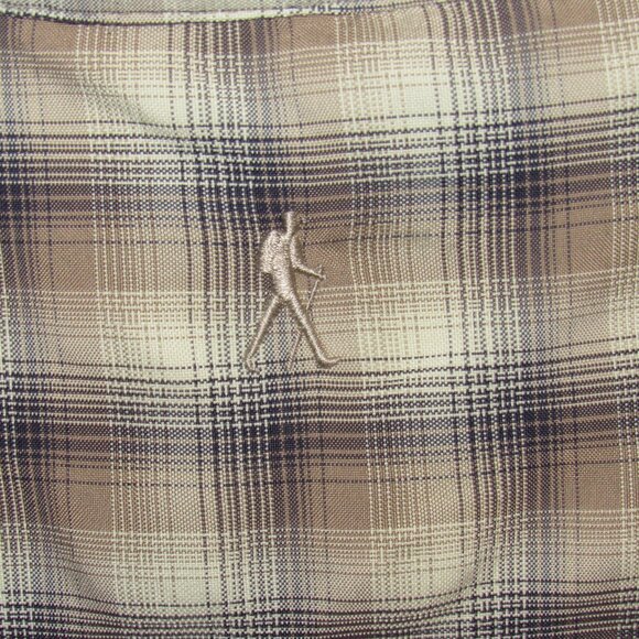 Royal Robbins Shirt Outdoor Hiking Gorpcore Beige Short Sleeve Men's size XXL - Picture 8 of 9